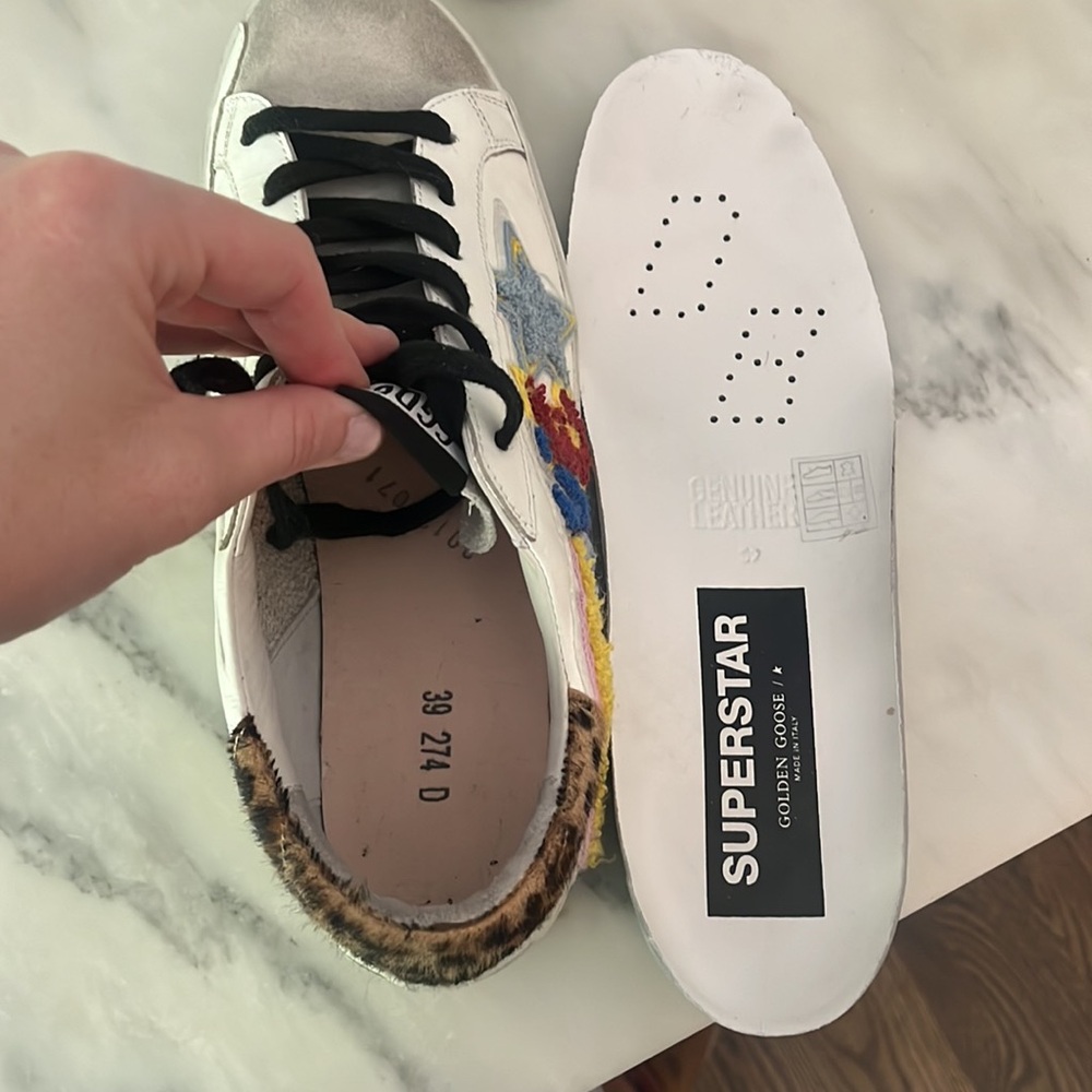 Golden Goose Women's Sneakers with Multicolor Design - Picture 7 of 8